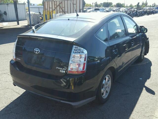 JTDKB20U987778561 - 2008 TOYOTA PRIUS BLACK photo 4