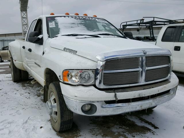 3D7MU48C23G831825 - 2003 DODGE RAM 3500 S WHITE photo 1