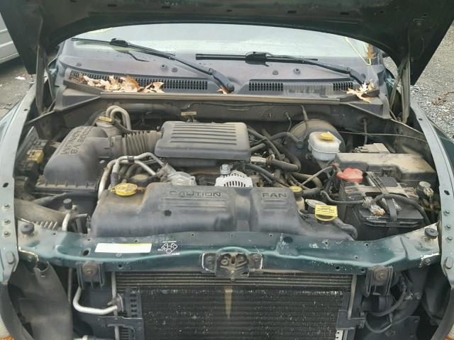 1B7HG48N12S606162 - 2002 DODGE DAKOTA QUA GREEN photo 7