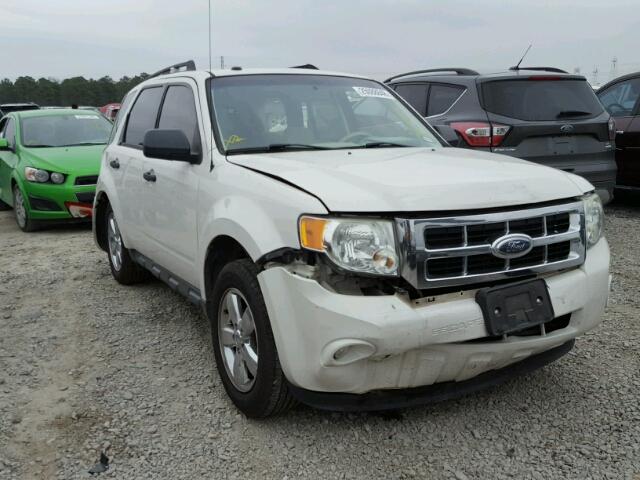 1FMCU03G39KA09332 - 2009 FORD ESCAPE XLT WHITE photo 1