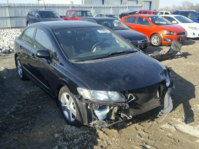 2HGFA16669H324654 - 2009 HONDA CIVIC BLACK photo 1