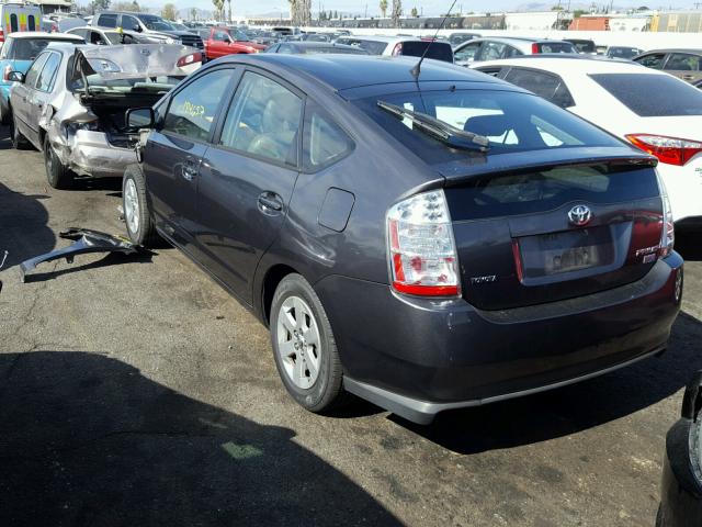 JTDKB20U363198758 - 2006 TOYOTA PRIUS GRAY photo 3