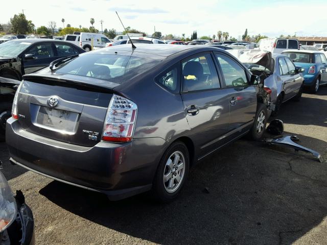 JTDKB20U363198758 - 2006 TOYOTA PRIUS GRAY photo 4