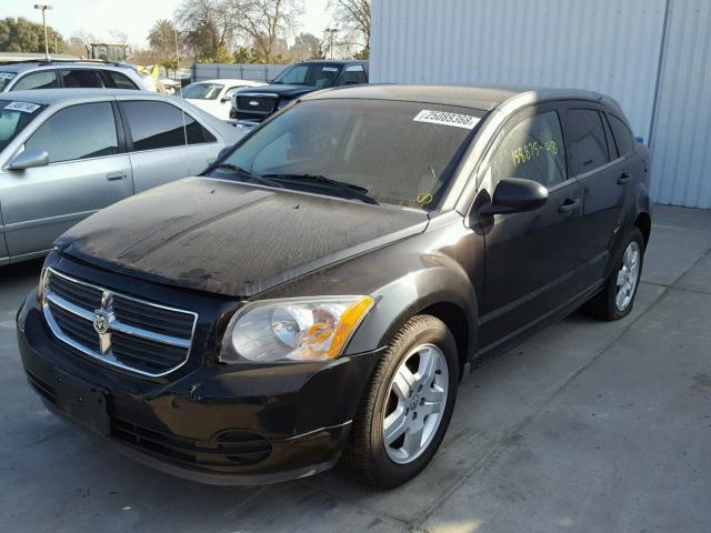 1B3HB48C48D535227 - 2008 DODGE CALIBER SX BLACK photo 2