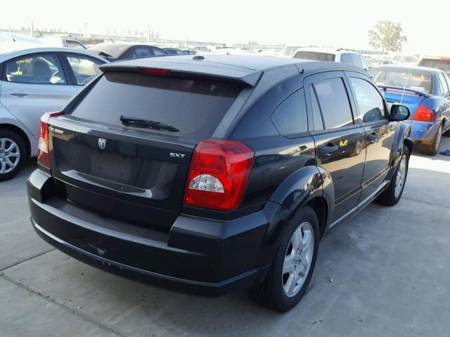 1B3HB48C48D535227 - 2008 DODGE CALIBER SX BLACK photo 4