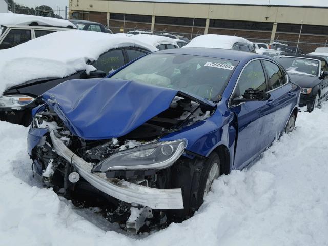 1C3CCCAB2FN546661 - 2015 CHRYSLER 200 LIMITE BLUE photo 2