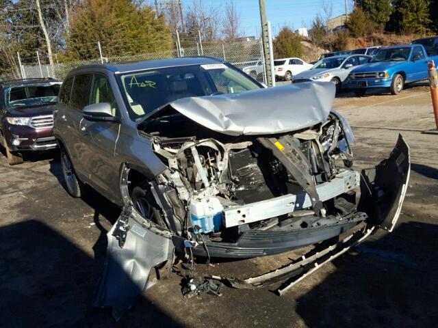 5TDKKRFH8ES035216 - 2014 TOYOTA HIGHLANDER TAN photo 1