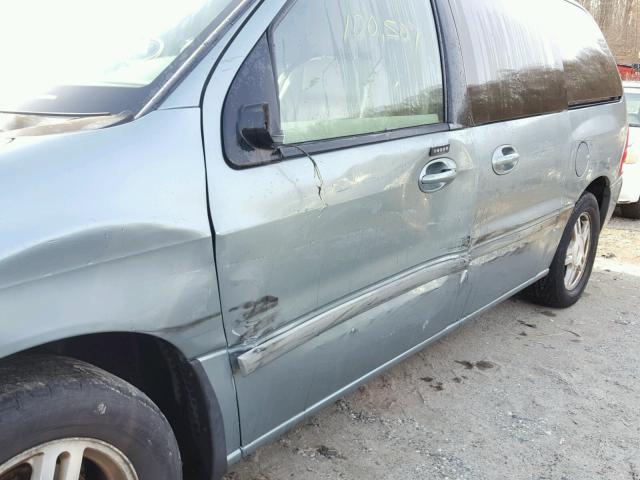 2FMZA52297BA07534 - 2007 FORD FREESTAR S GREEN photo 9