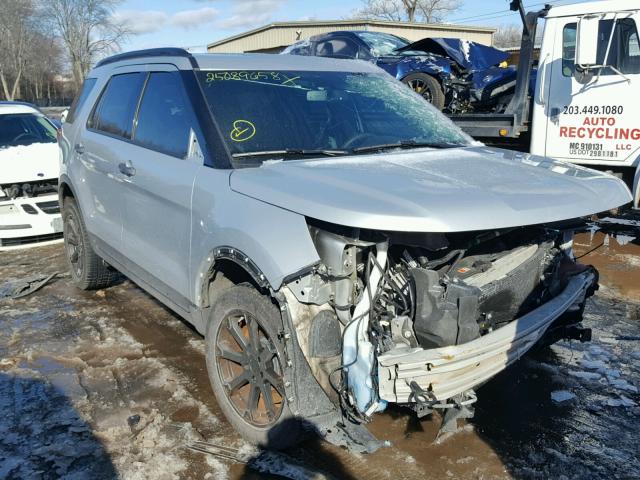 1FM5K8AR6HGA71410 - 2017 FORD EXPLORER P SILVER photo 1