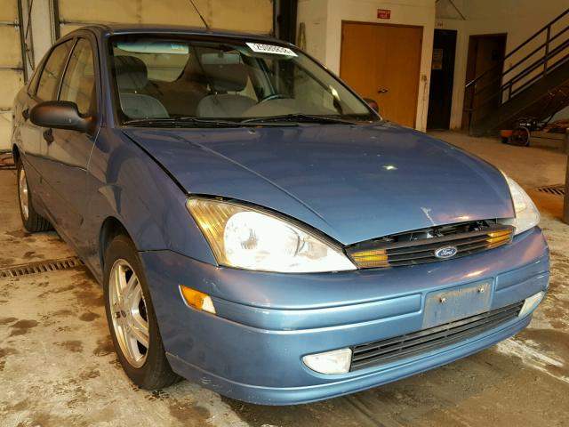 1FAFP3430YW312443 - 2000 FORD FOCUS SE BLUE photo 1