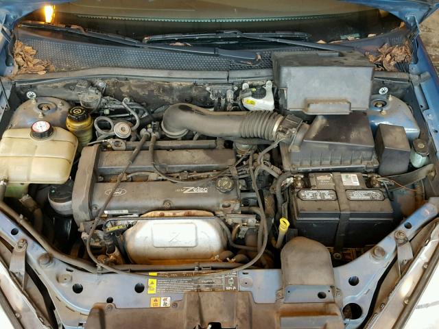 1FAFP3430YW312443 - 2000 FORD FOCUS SE BLUE photo 7