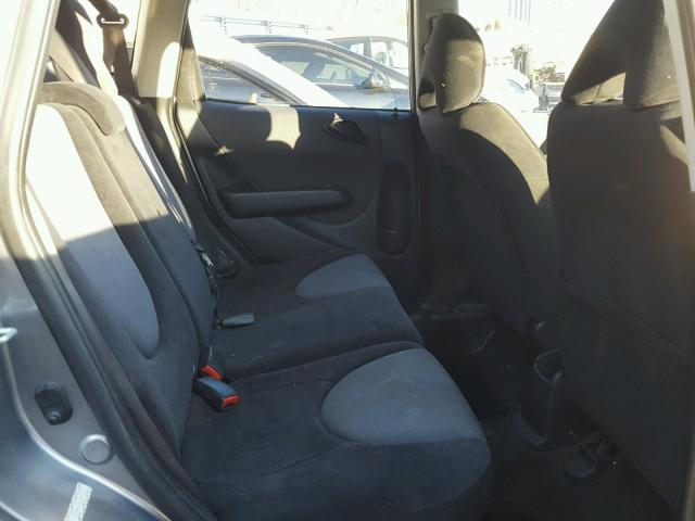JHMGD386X7S013395 - 2007 HONDA FIT S 灰色 照片 6