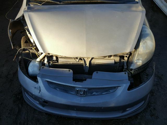 JHMGD386X7S013395 - 2007 HONDA FIT S 灰色 照片 7