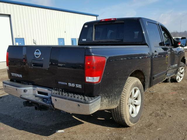 1N6BA07C58N355294 - 2008 NISSAN TITAN XE BLACK photo 4