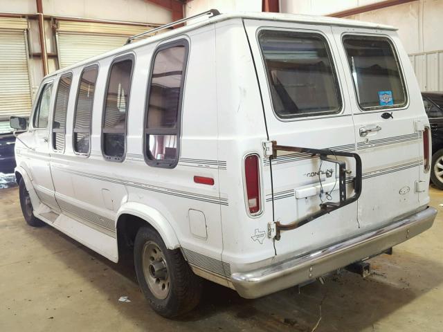 1FDEE14N1MHA62254 - 1991 FORD ECONOLINE WHITE photo 3