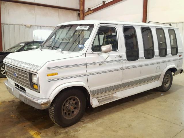 1FDEE14N1MHA62254 - 1991 FORD ECONOLINE WHITE photo 9