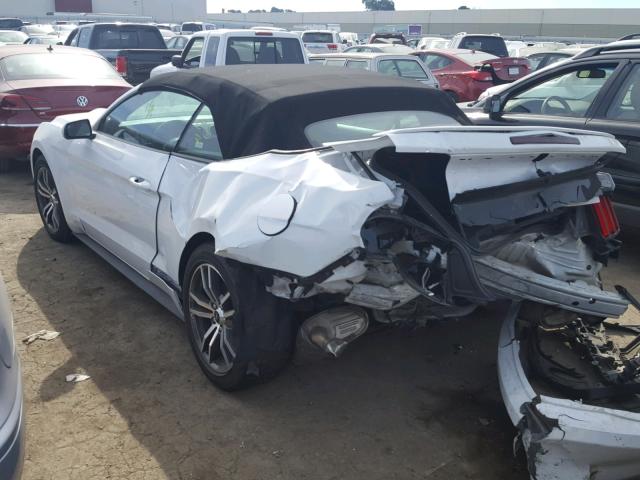 1FATP8UH4G5275011 - 2016 FORD MUSTANG WHITE photo 3