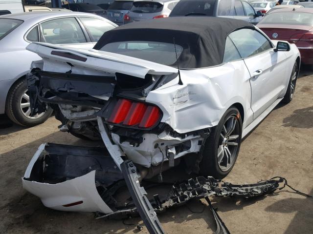 1FATP8UH4G5275011 - 2016 FORD MUSTANG WHITE photo 4