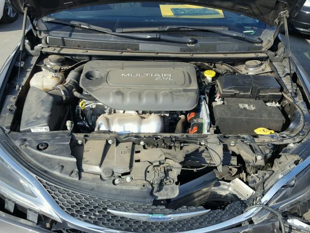 1C3CCCAB0FN734661 - 2015 CHRYSLER 200 LIMITE CHARCOAL photo 7