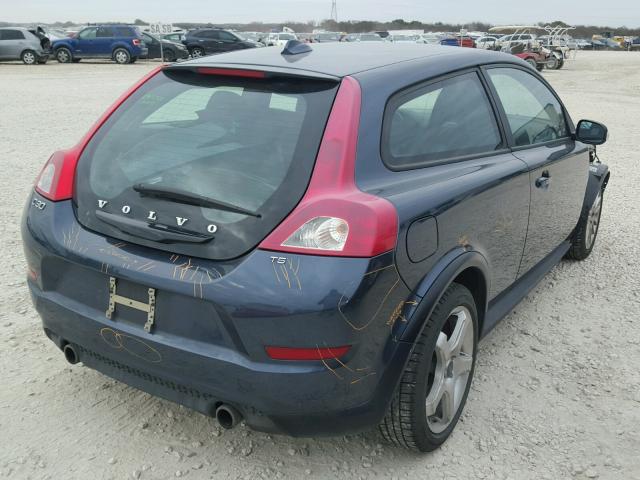 YV1672MK6B2213047 - 2011 VOLVO C30 T5 BLUE photo 4