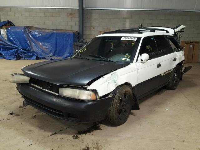 4S3BK655XS7356380 - 1995 SUBARU LEGACY LS WHITE photo 2