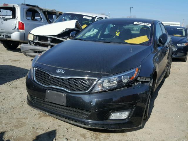 KNAGM4A75F5617618 - 2015 KIA OPTIMA LX BLACK photo 2