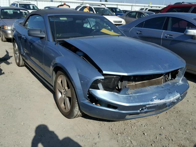 1ZVFT84N065114370 - 2006 FORD MUSTANG BLUE photo 1