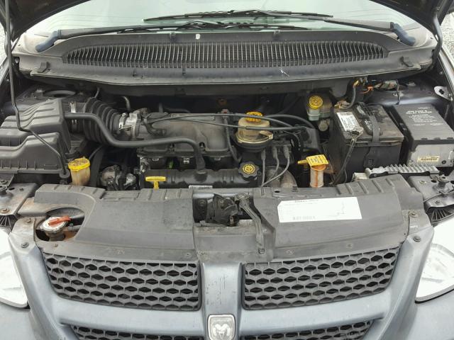 2B8GP44392R608383 - 2002 DODGE GRAND CARA GRAY photo 7