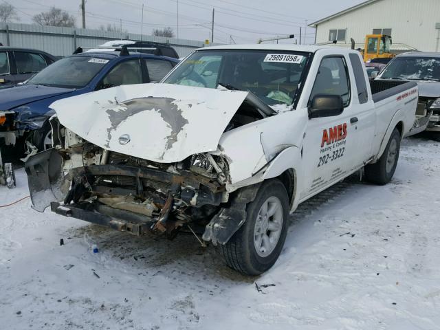 1N6DD26T54C454166 - 2004 NISSAN FRONTIER K WHITE photo 2