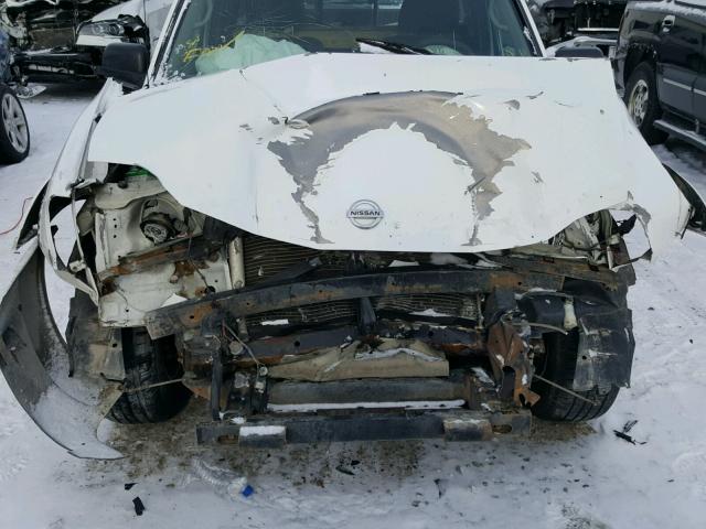 1N6DD26T54C454166 - 2004 NISSAN FRONTIER K WHITE photo 9