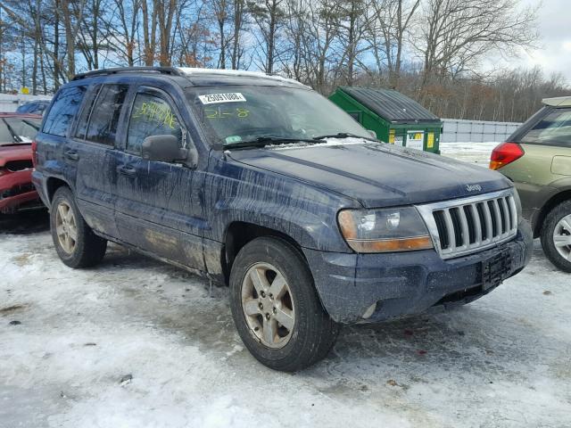 1J4GW58N74C290701 - 2004 JEEP GRAND CHER BLUE photo 1