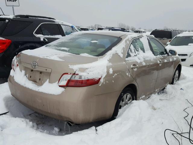 4T1BB46K09U063927 - 2009 TOYOTA CAMRY HYBR TAN photo 4