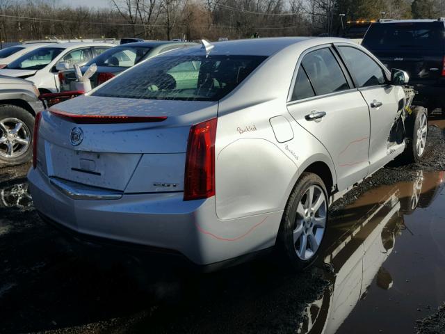 1G6AG5RX1E0177826 - 2014 CADILLAC ATS SILVER photo 4