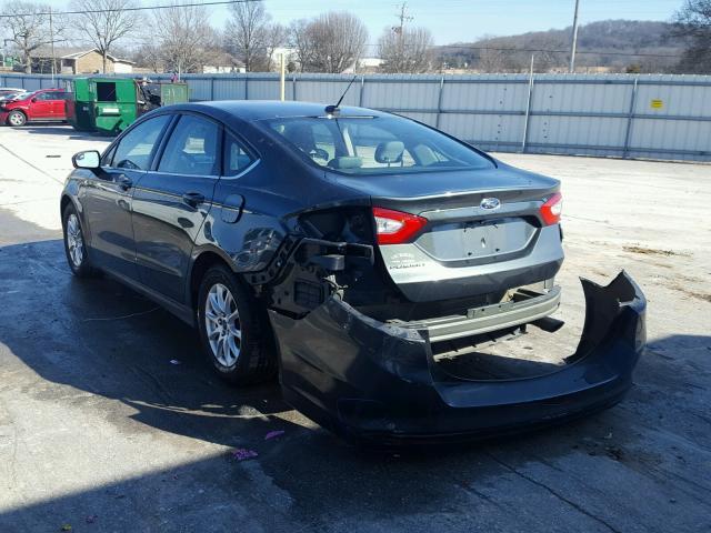 3FA6P0G75GR169875 - 2016 FORD FUSION S GREEN photo 3