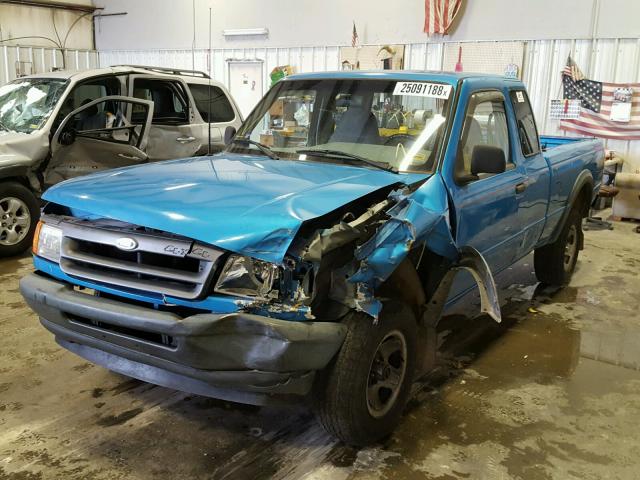 1FTCR15U8RPB28558 - 1994 FORD RANGER SUP BLUE photo 2