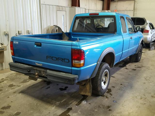 1FTCR15U8RPB28558 - 1994 FORD RANGER SUP BLUE photo 4