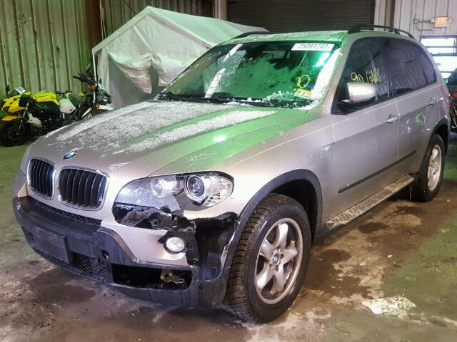 5UXFE43507LY83292 - 2007 BMW X5 3.0I SILVER photo 2