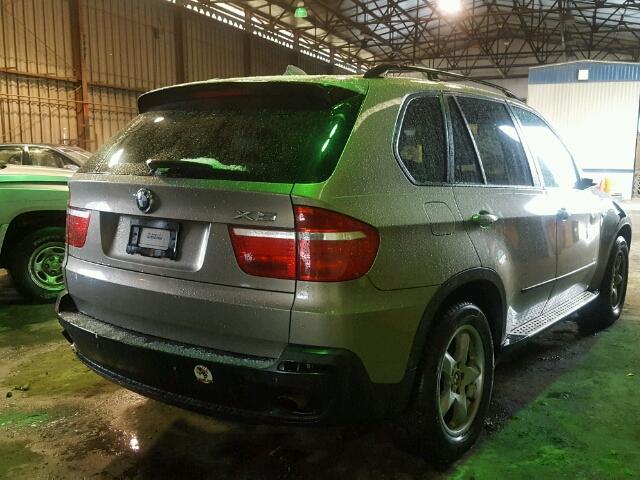 5UXFE43507LY83292 - 2007 BMW X5 3.0I SILVER photo 4