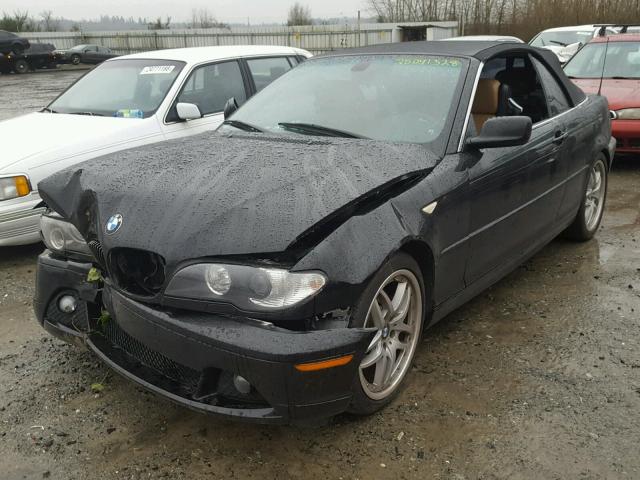 WBABW53436PZ41619 - 2006 BMW 330 CI BLACK photo 2