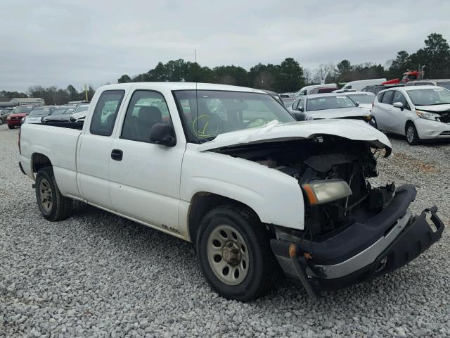 1GCEC19V86Z173996 - 2006 CHEVROLET SILVERADO WHITE photo 1