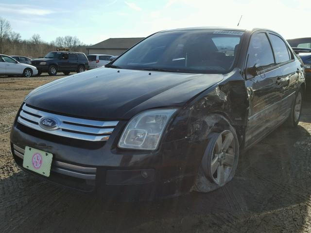 3FAHP07159R155532 - 2009 FORD FUSION SE BLACK photo 2