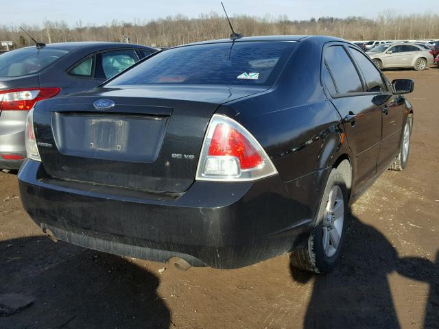 3FAHP07159R155532 - 2009 FORD FUSION SE BLACK photo 4