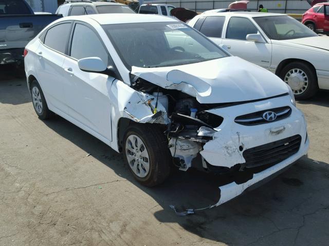 KMHCT4AE4GU950849 - 2016 HYUNDAI ACCENT SE WHITE photo 1