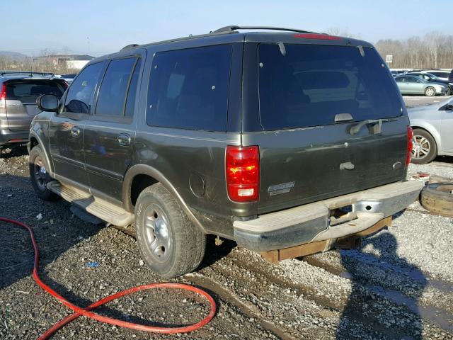 1FMRU17W01LA57869 - 2001 FORD EXPEDITION GREEN photo 3