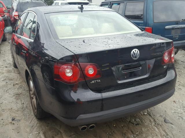 3VWRM71K49M142413 - 2009 VOLKSWAGEN JETTA SE BLACK photo 3