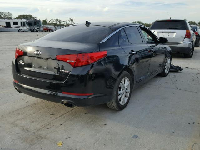 5XXGN4A74DG181465 - 2013 KIA OPTIMA EX BLACK photo 4