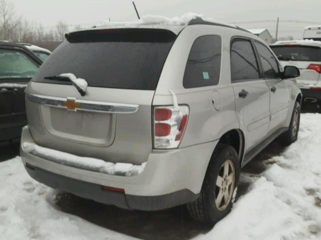 2CNDL23F486076324 - 2008 CHEVROLET EQUINOX LS GRAY photo 4