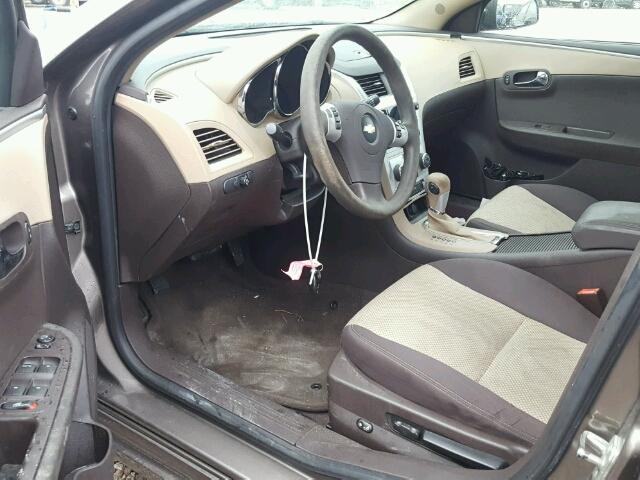 1G1ZA5EU7CF214152 - 2012 CHEVROLET MALIBU LS ყავისფერი ფოტო 9