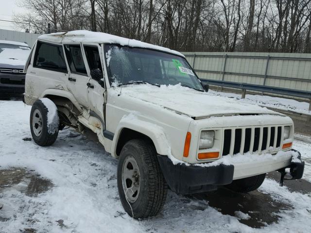 1J4FF48S1YL212285 - 2000 JEEP CHEROKEE S WHITE photo 1