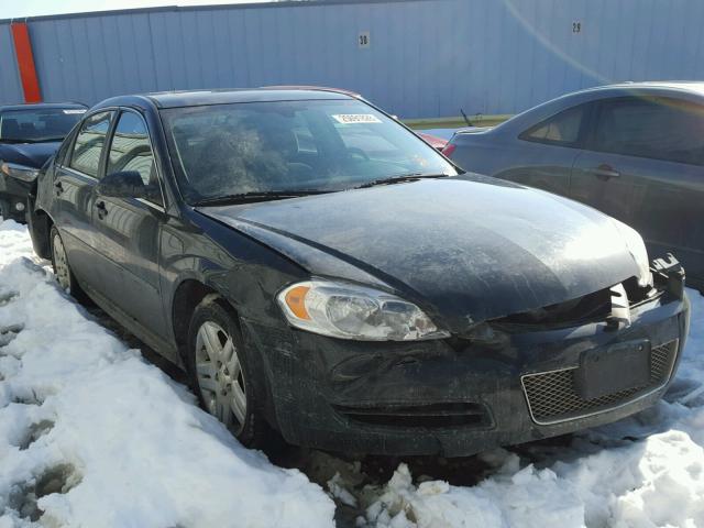 2G1WG5E37C1329219 - 2012 CHEVROLET IMPALA LT BLACK photo 1